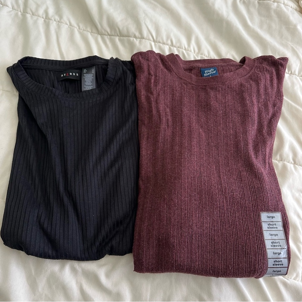 Men’s Ribbed shirts bundle
